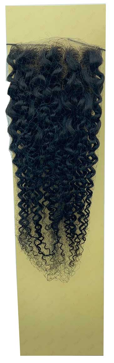 Brazilian Full Lace Free Part Closure HH Jerry Curl 4 X 4