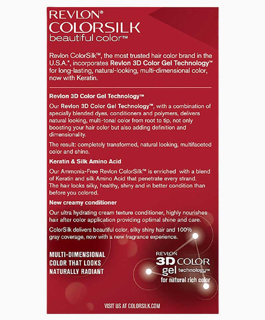 Colorsilk Beautiful Color Permanent Hair Color 49 Auburn Brown