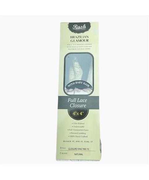 Brazilian Glamour Full Lace Closure King Yaki