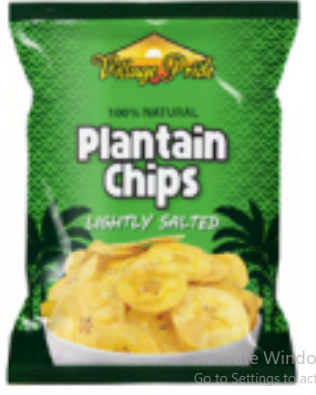 Village Pride Plantain Chips Chilli 75g Box of 24-Fd