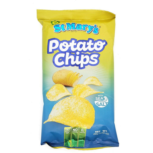 MASSt Marys Potato Chips Sea Salt 28g Box of 48-Fd
