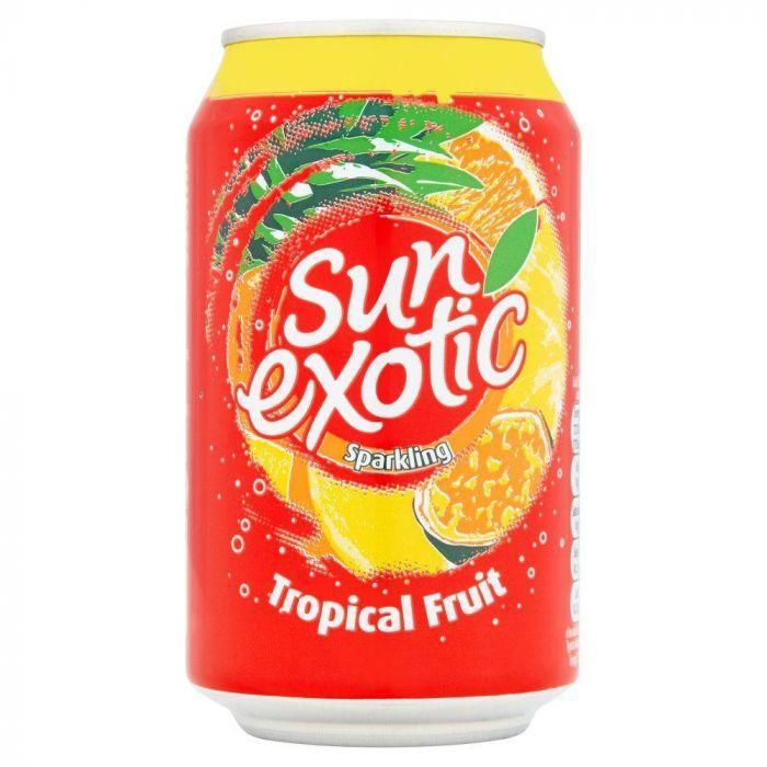 Sun Exotic Sparkling Tropical Fruit 330ml-Food