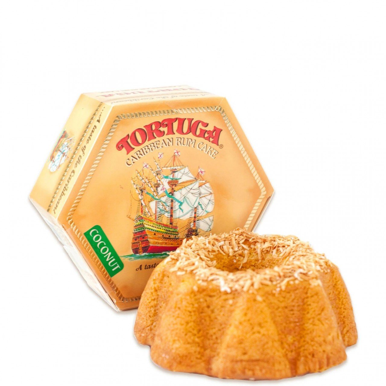 MASTortuga Rum Cake Coconut 454g Box of 20-Fd
