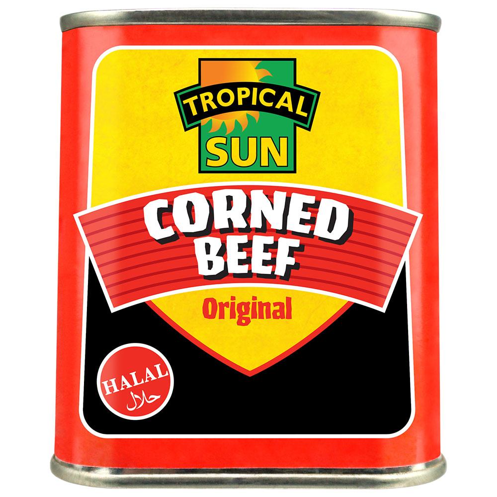 MASTropical Sun Corned Beef Halal 340g-Fd