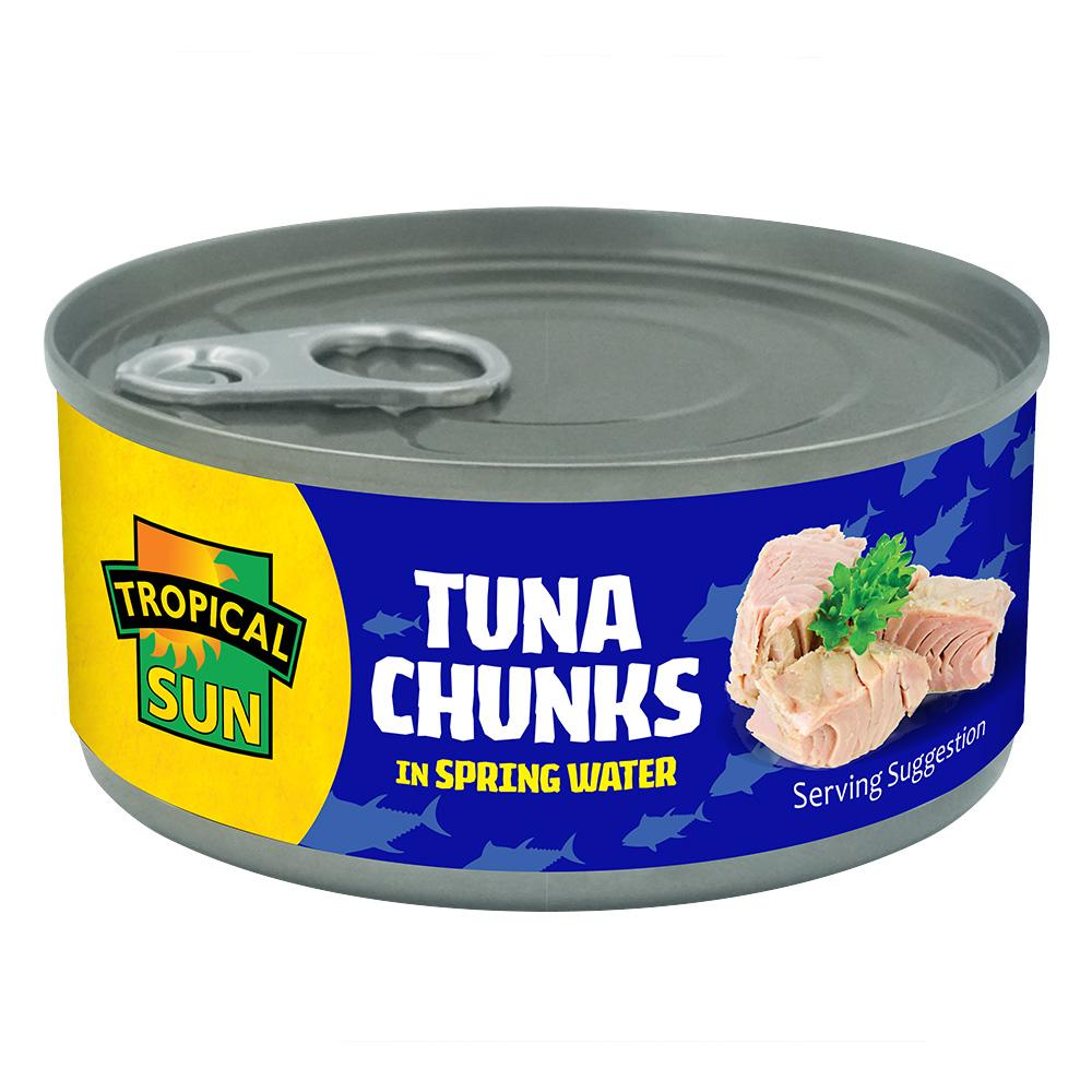Tropical Sun Tuna Chunks in Springwater 160g-Fd