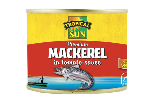 MASTropical Sun Mackerel in Tomato Sauce 200g Box of 12-Fd