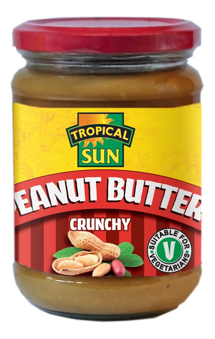 MASTropical Sun Peanut Butter Crunchy 340g Box of 12-Fd