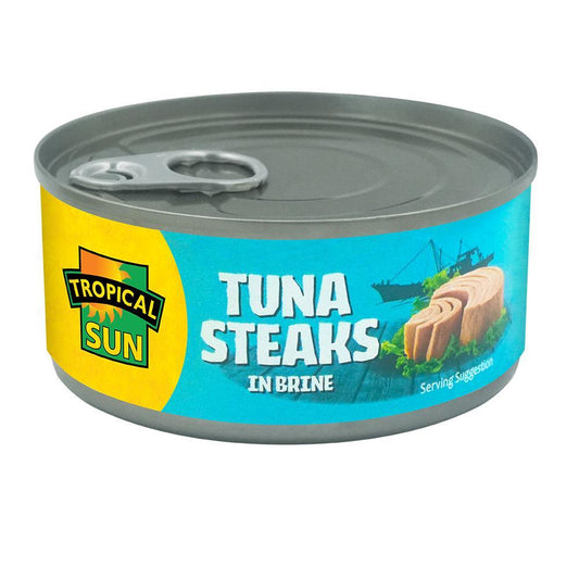 Tropical Sun Tuna Steak in Brine 160g Box of 6