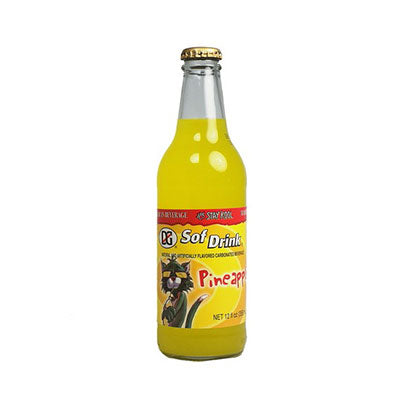 MASDG Pineaple Soda Glass Bottle 354ml-Fd