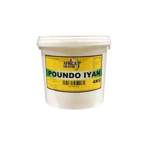 Africa's Finest Poundo Iyan 4kg Box of 1