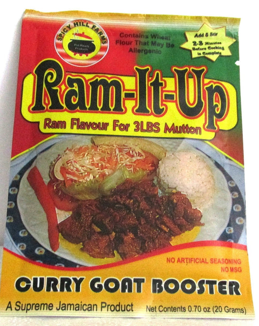 MASSpicy Hill Farms Ram It Up Curry Goat 20g-Fd