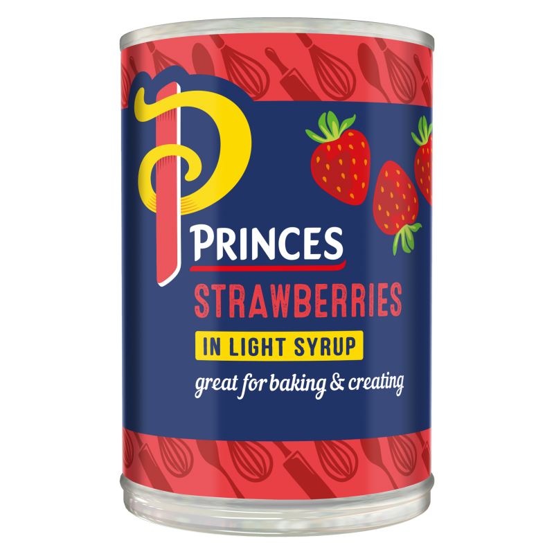 Princes Strawberries in Light Syrup 410g