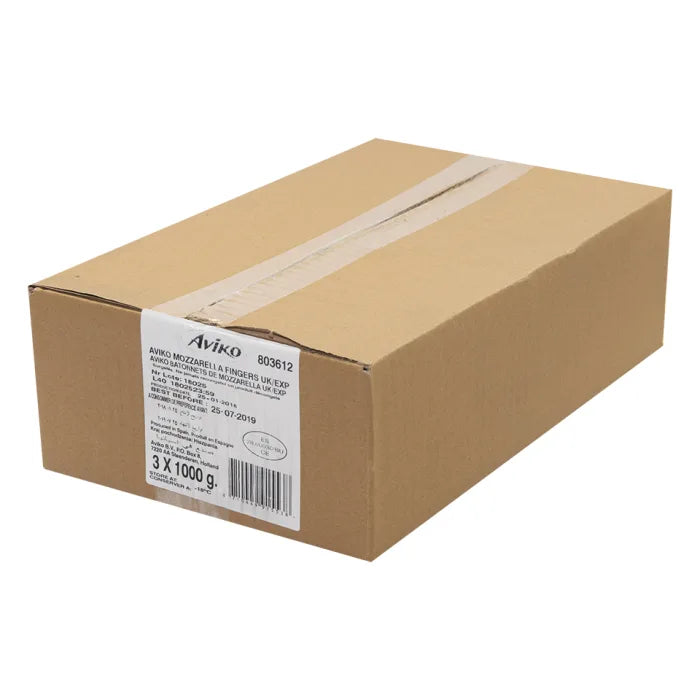 Aviko Breaded Mozzarella Fingers-3x1kg