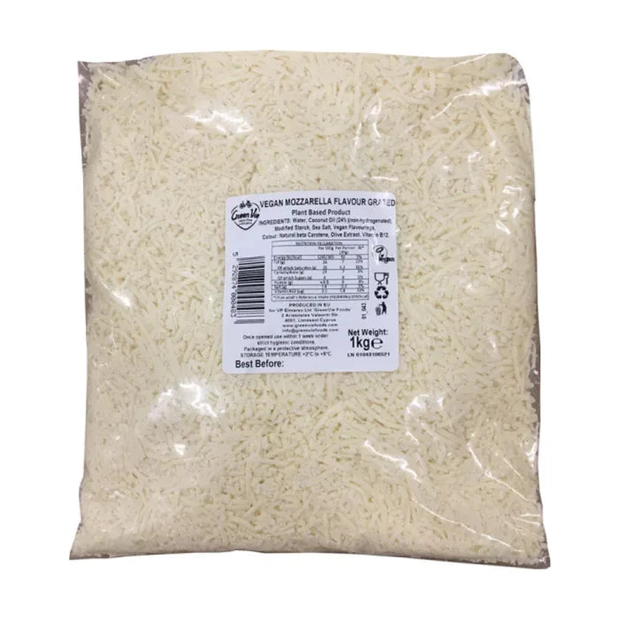 MASGreen Vie Grated Vegan Mozzarella Flavour Cheese 1kg-Food