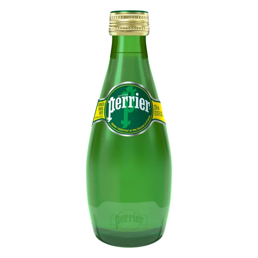 MASPerrier Water Glass Bottles 24 x 330ml-Food
