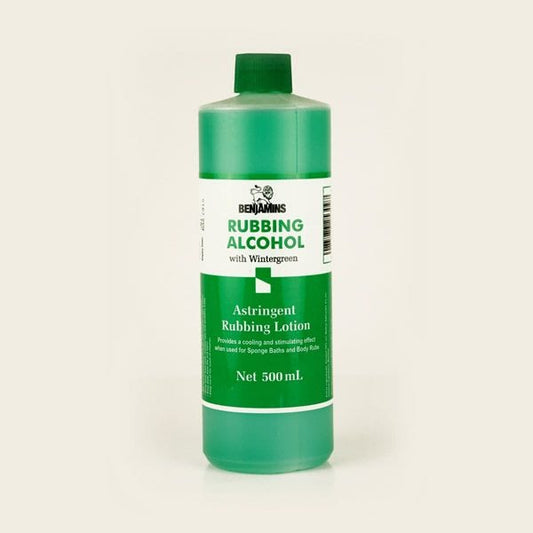 Benjamins Rubbing Alcohol Wintergreen 500ml