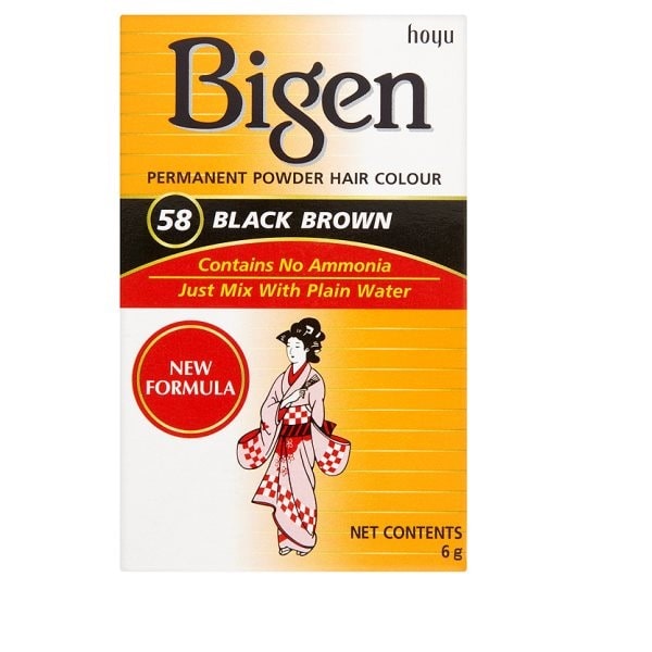 MASBigen Hair Colour Black Brown 58-Food