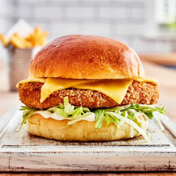 MASQuorn Vegan ChiQin Buttermilk Burger (100gm) 1x2kg-Food