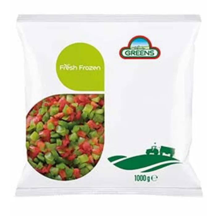 MASGreens Frozen Diced Peppers (Bags)-1x1kg-Food