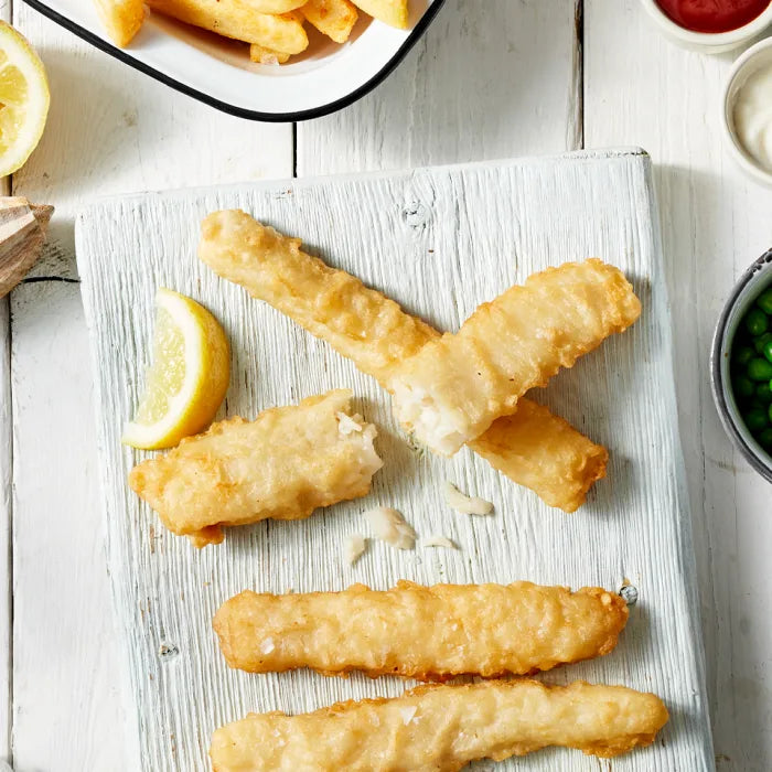 MASMSC Crispy Battered Cod Goujon 1kg-Food