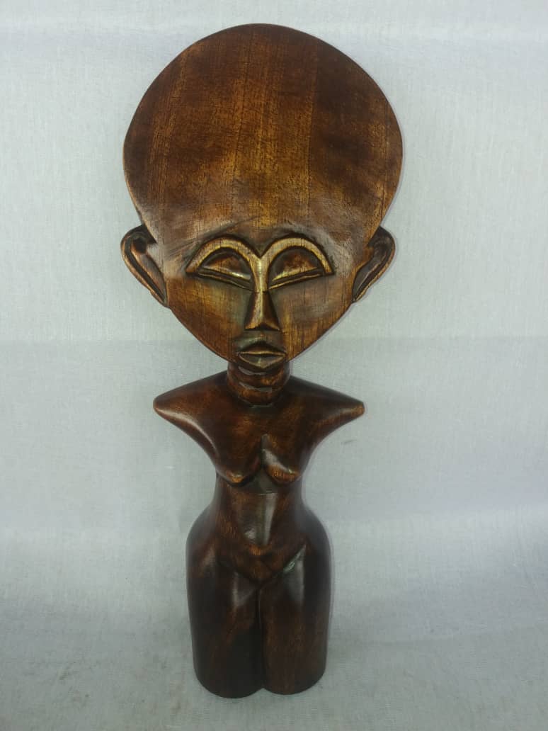 African Wood Figurine Statue