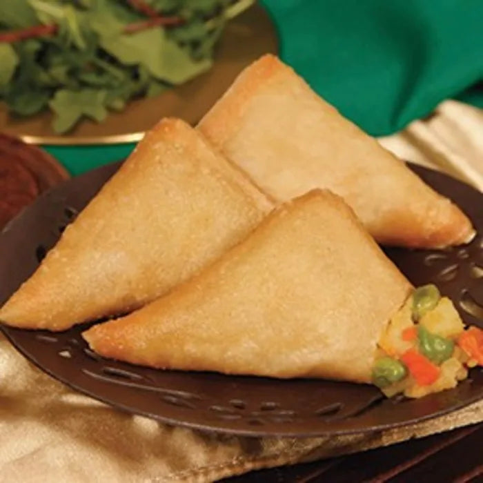 Halal Large Cooked Lamb Samosas-15x120g Samosa Asetena Pa 
