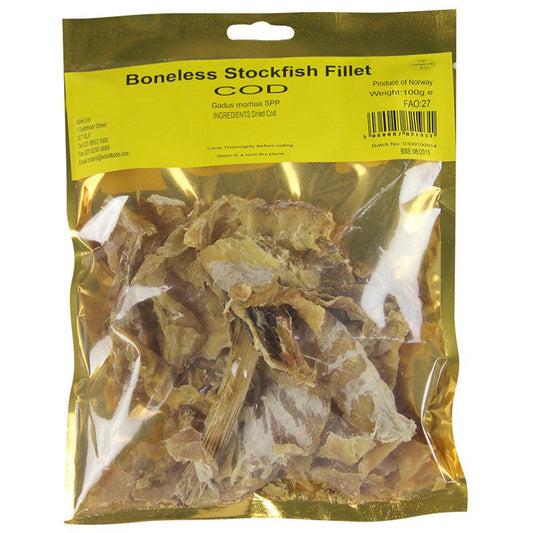 MASBoneless Stockfish Fillet Cod 80g-Fd