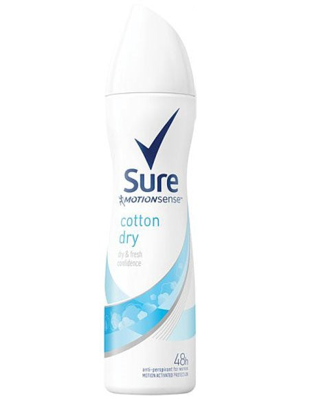 Motionsense Women Cotton Dry 48H Anti Perspirant Deodorant Spray