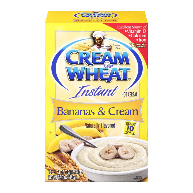 SKCream of Wheat Instant Banana Cereal 10 Pack x 350g gross weight 435g