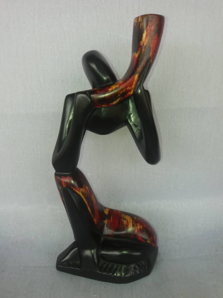 SKWest African Culture Wood Sculpture
