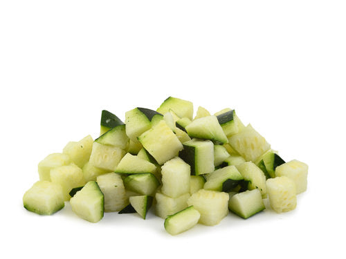 Prepared Courgette Diced