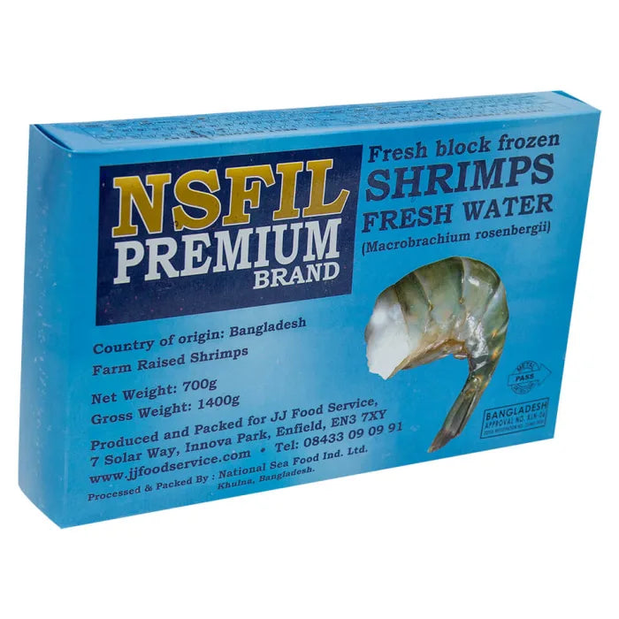 MASNSFIL Premium Raw Headless Shell on King Prawns 6 x 1.4kg-Food