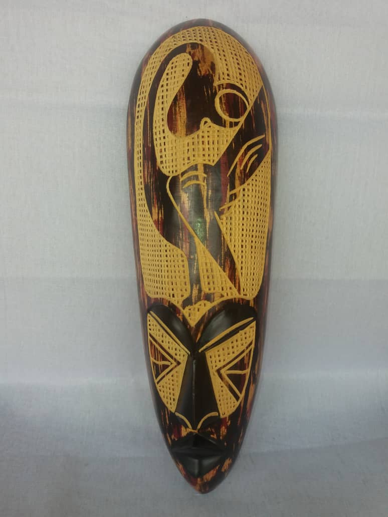 African Wooden Wall Decor Masks