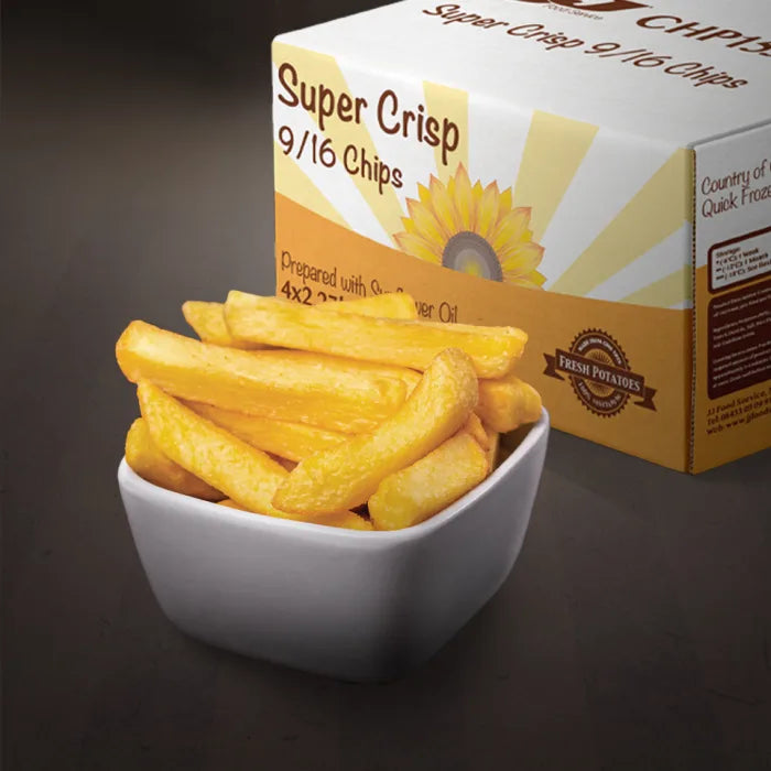 Super Crisp (9/16) Chips 4x2.27kg-Food