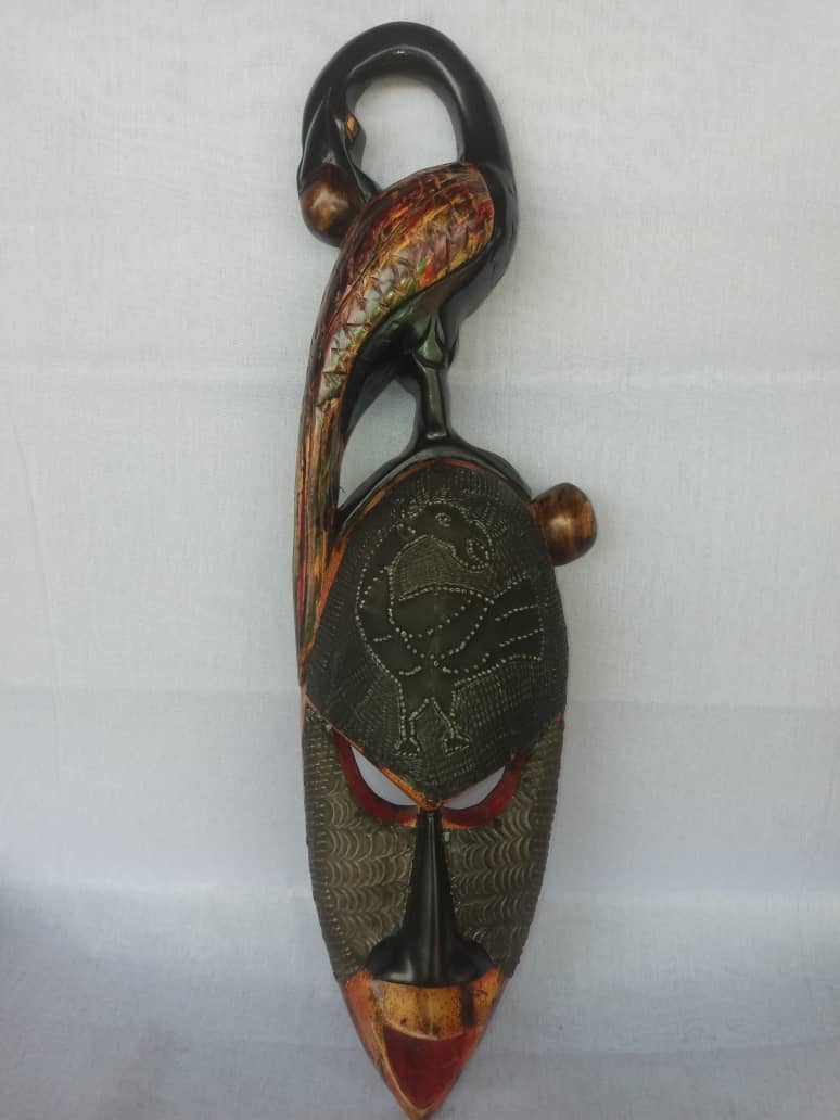 African Wooden Wall Decor Masks