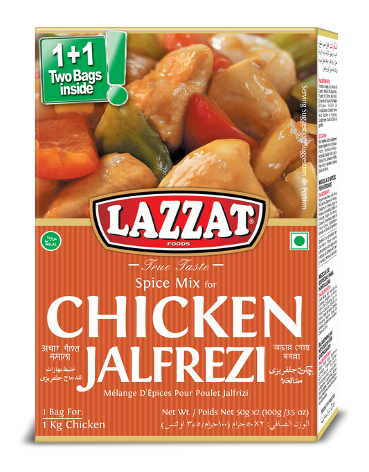 Lazzat Chicken Jalfrezi 100g