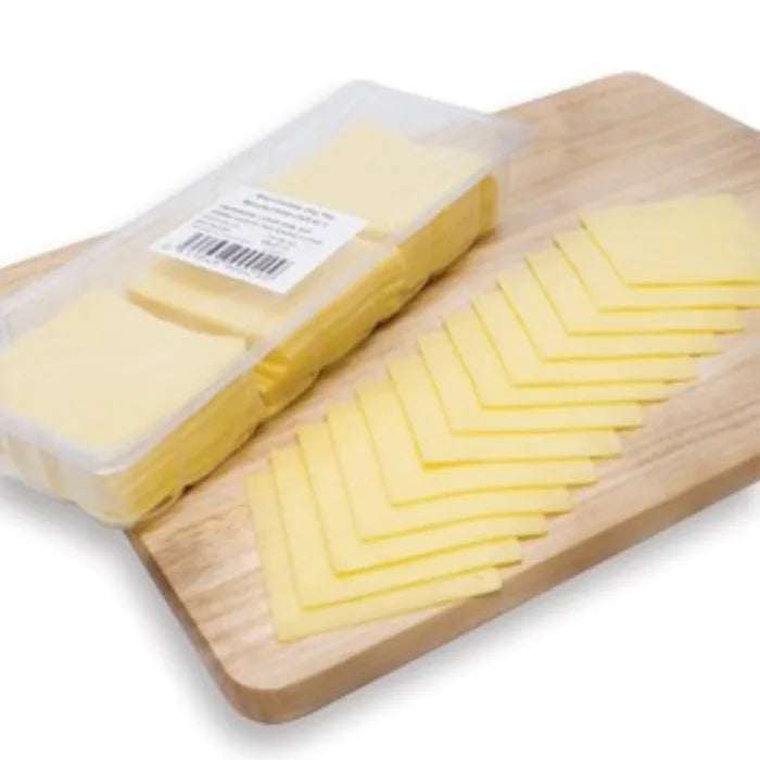 MASMild Cheddar Slices 1kg-Food