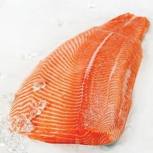 MASFrozen Norwegian Whole Skinless&Boneless Salmon Fillet (Price/Kg) Pack Appx. 1-1.5kg-Food