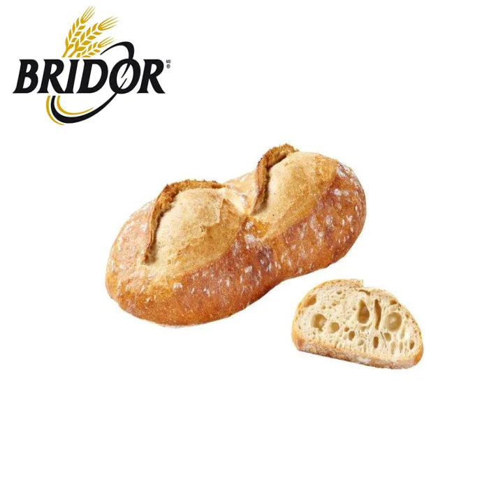 MASBridor Stone Part Baked Sourdough Plain Loaf Bread (Frozen) 14 x 540g-Food