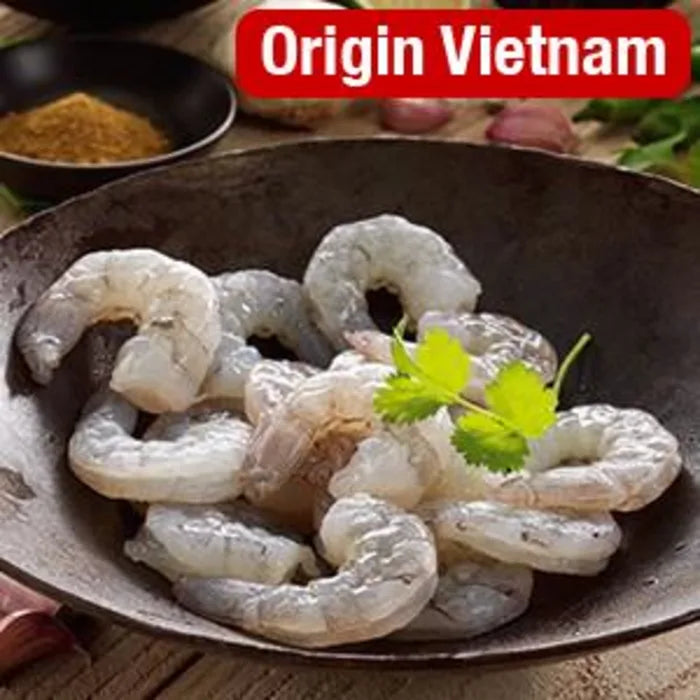 MASAquafish IQF Raw P&D Vannamei Prawns (21/25, 700g net) 1kg-Food
