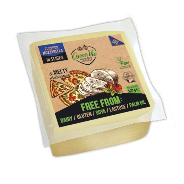 MASGreen Vie Vegan Mozzarella Flavour Slices 1 x 180g-Food