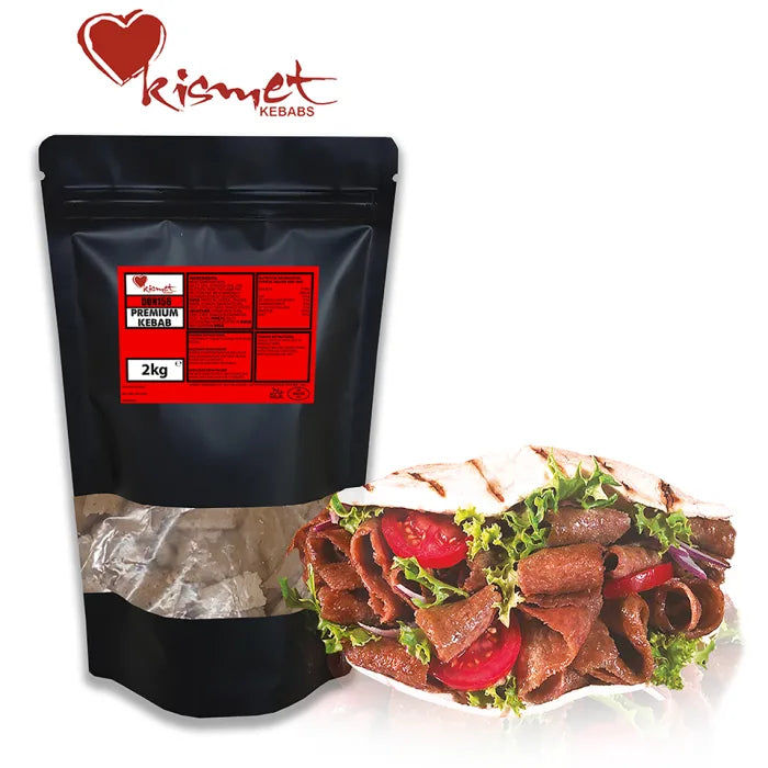 MASKismet Premium Halal Cooked & Cut Doner Kebab (Bag) 1 x 2kg-Food