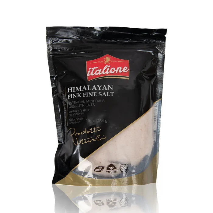 Italione Pink Himalayan Fine Salt  1 x 454g