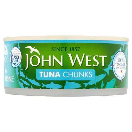 MASJohn West Tuna Chunks in Brine 200g-Fd
