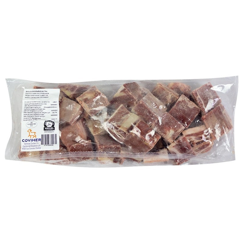 Frozen Boneless Goat Meat Coviher 1KG