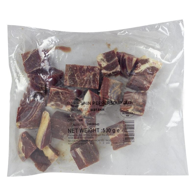 MASFrozen Beef Shin Peppersoup Cut 500g (Packgel)-Fd