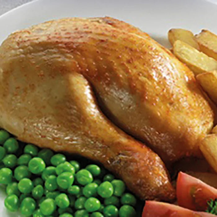 MASGeorge Morris Halal Cooked Chicken Quarters (Black Label)-(10/12oz)-4x8-Food