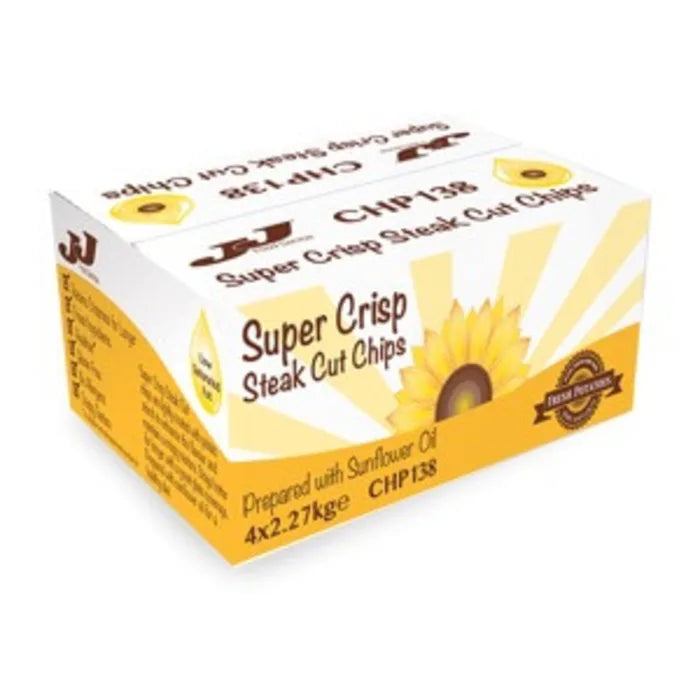 Super Crisp Steak-Cut Chips-4x2.27kg-Food