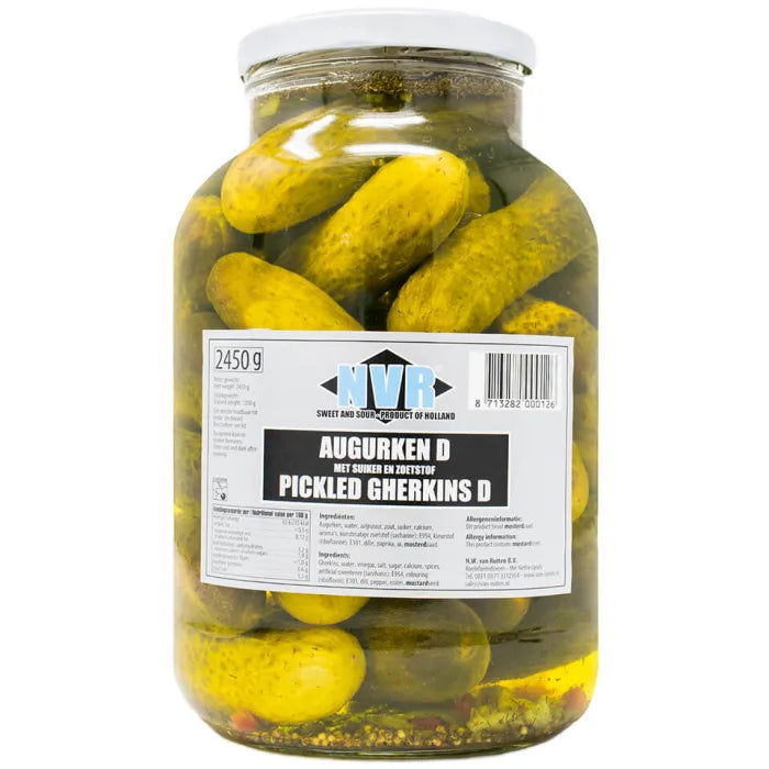 MASDutch Gherkins (Glass Jar) 1x2.45kg-Food