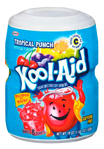 Kool Aid Tropical Punch Tub 538g Box of 12